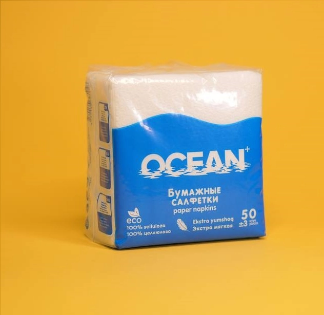 Ocean 50 dona, qog'oz salfetkasi sotib olish