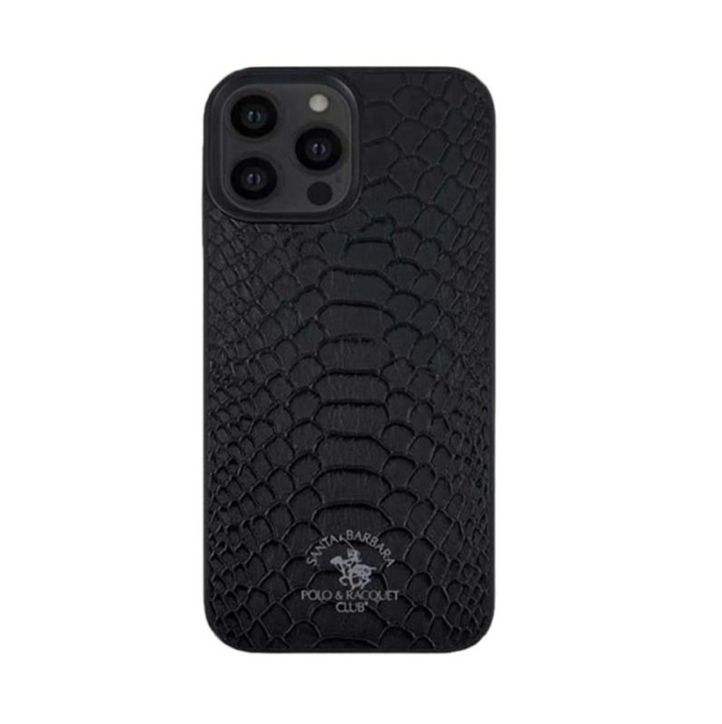 Чехол Santa Barbara Polo Knight  для iPhone 15 Pro Max черный - фото №2 Чехол Santa Barbara Polo Knight  для iPhone 15 Pro Max черный купить