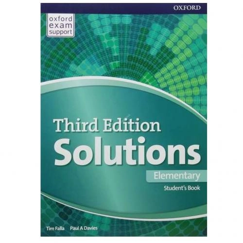 Solutions. Elementary - Student's book (+Workbook) (Third edition) купить