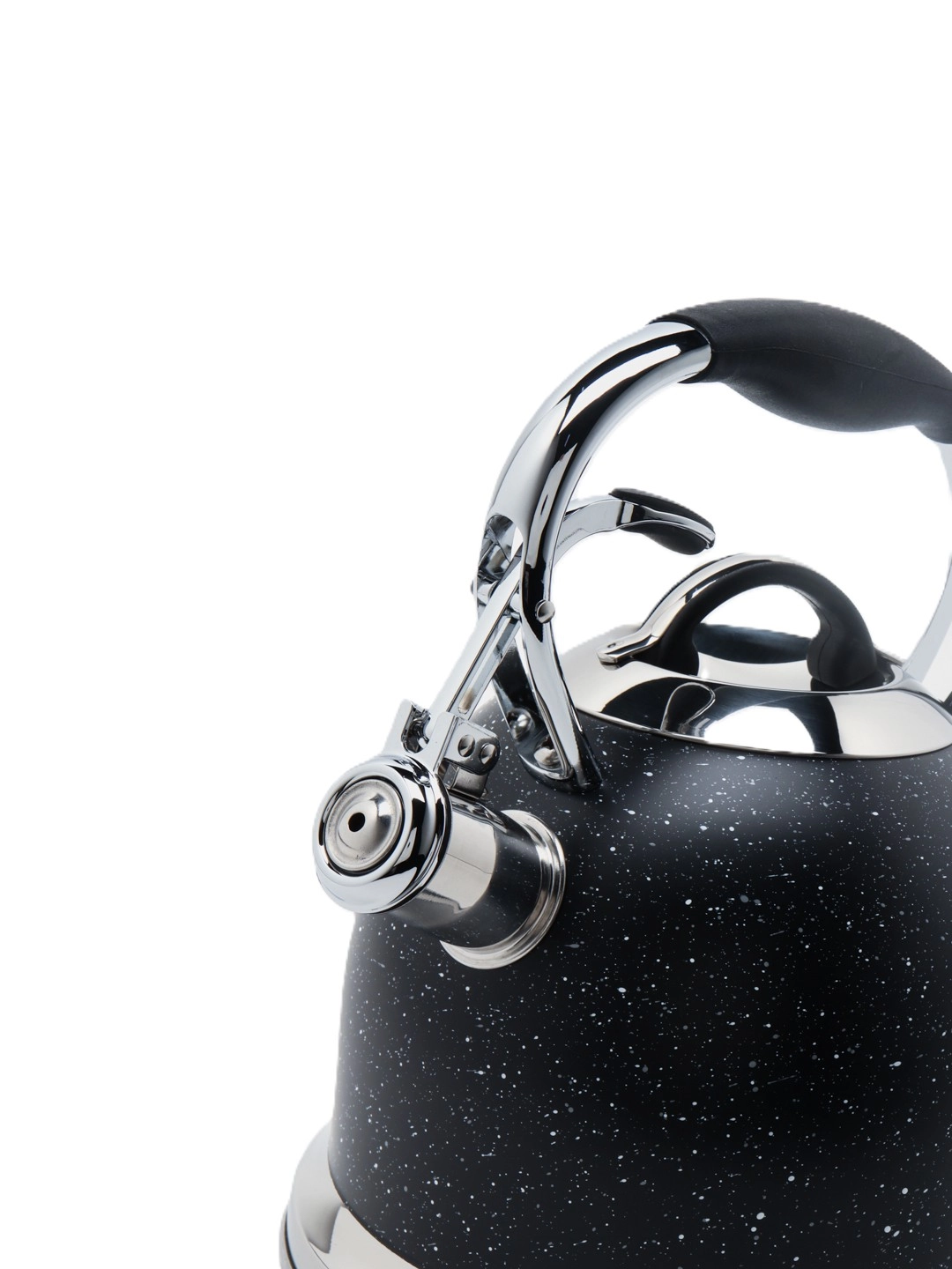 DOMASSI DMK-7671 3.0 l, hushtakli choynak, zanglamaydigan po&lsquo;latdan , Black arzon