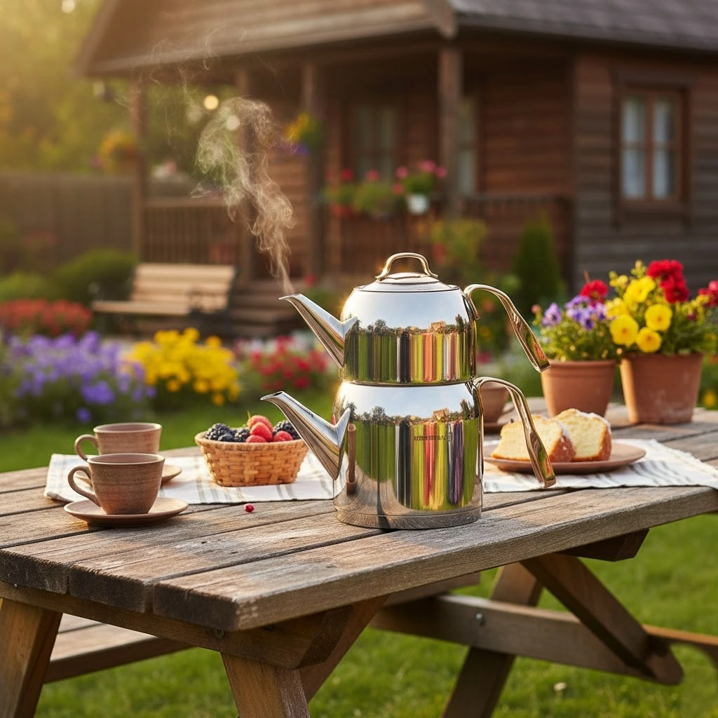 Korkmaz Rosanna чайный набор из нержавеющей стали (A192) , Silver онлайн