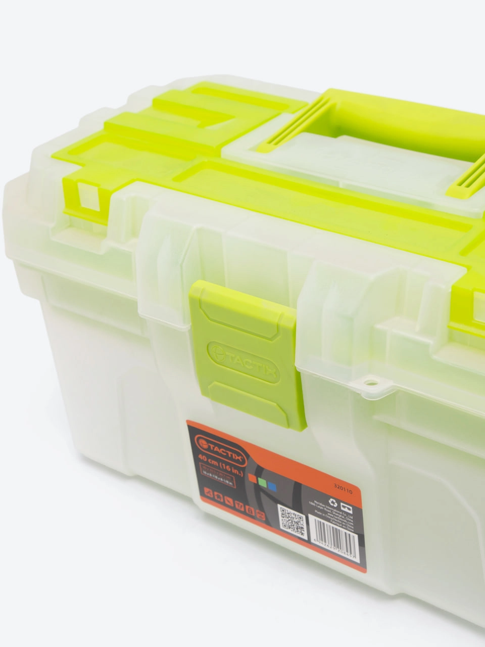 TACTIX 320110 asboblar qutisi - plastik, 16 O'zbekistonda