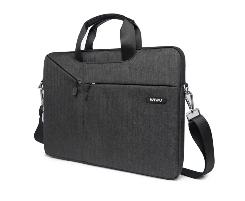 Wiwu City Commuter Bag 15.6" qora noutbuk sumkasi arzon