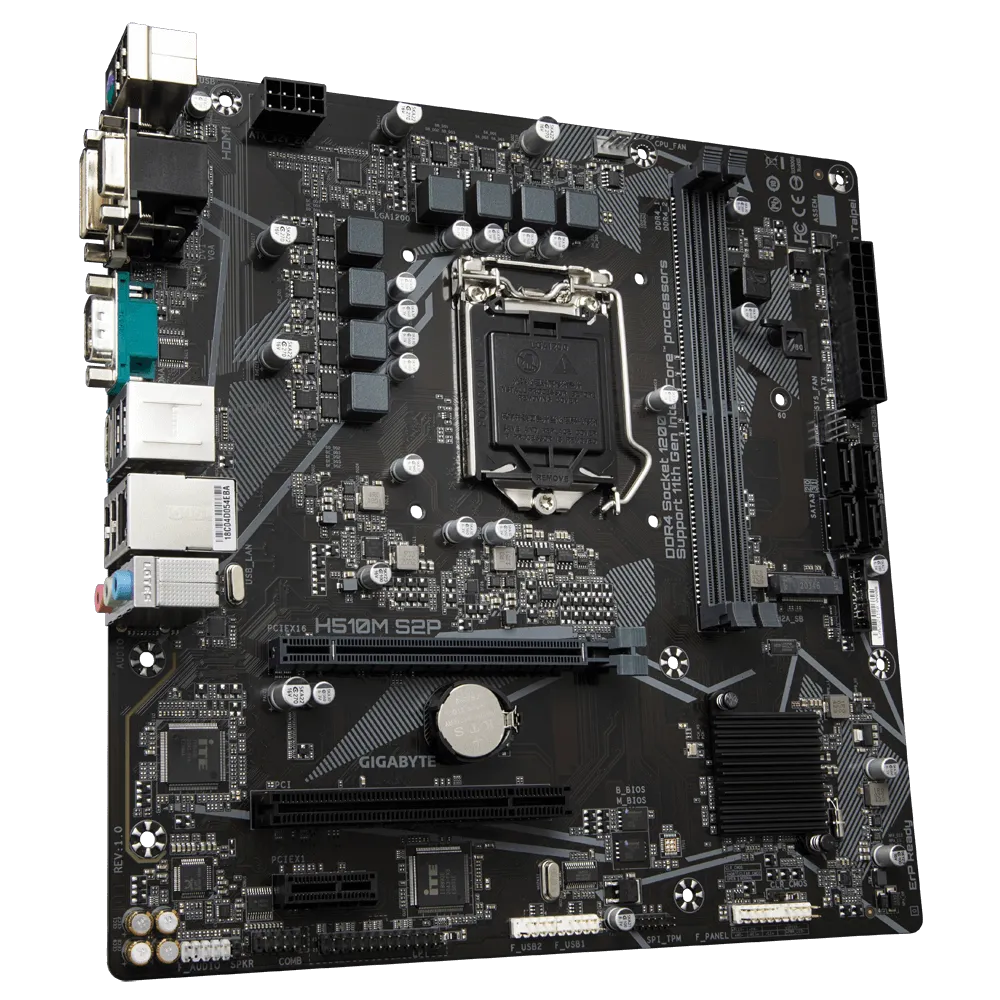 Материнская плата Gigabyte H510M S2P DDR4 LGA1200 в Узбекистане