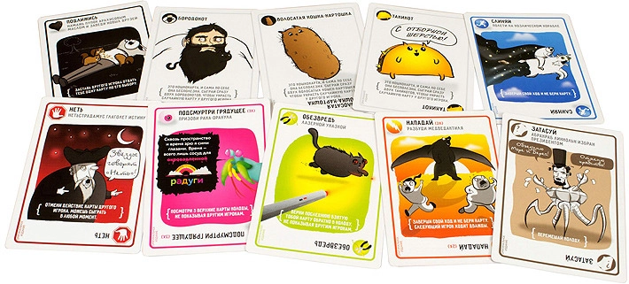 Игра настольная Hobby World Взрывные котята (красный) онлайн