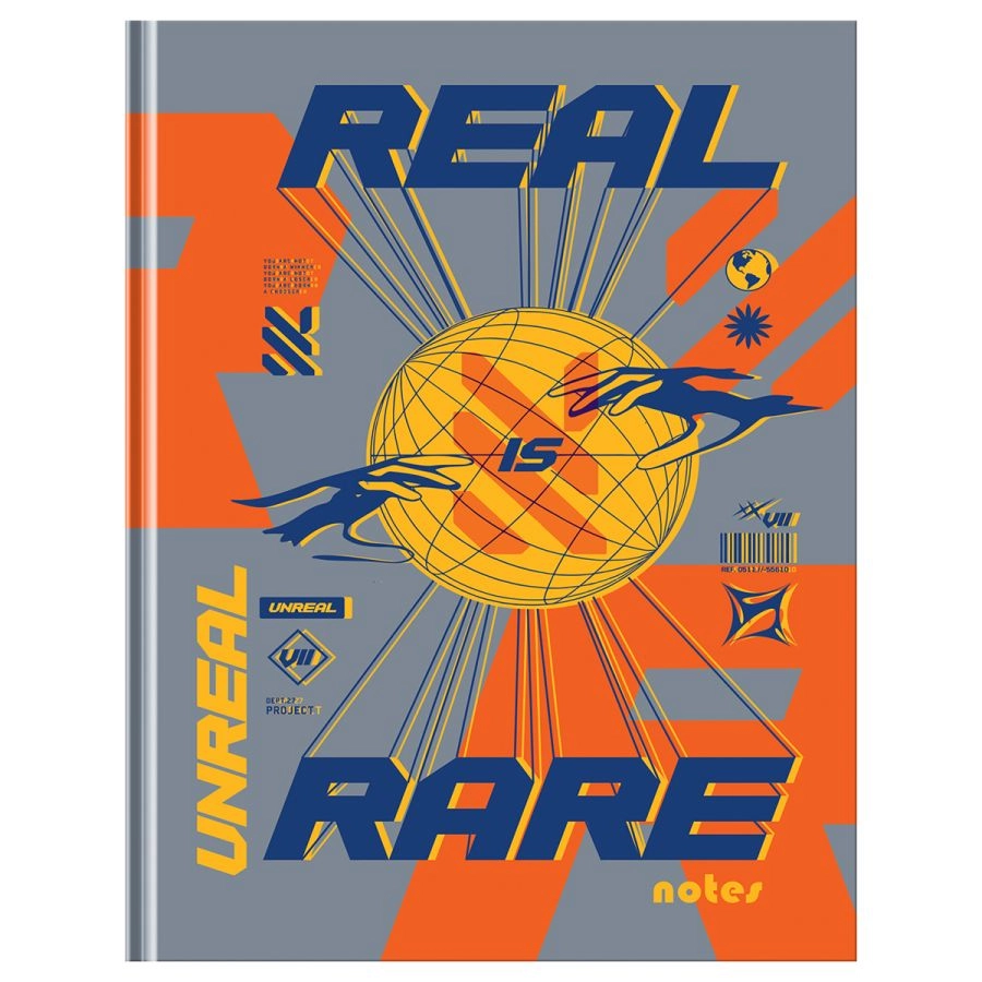 80L biznes yon daftari, A5 BG Anti-design ББ5т80_лм_вл 12122. 1 dona arzon