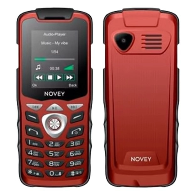 Novey M113 qizil rangli telefoni sotib olish