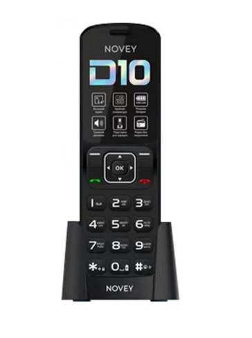 Телефон Novey D10 Black купить