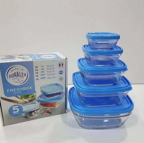 Набор стеклянных контейнеров Duralex, 5 шт купить