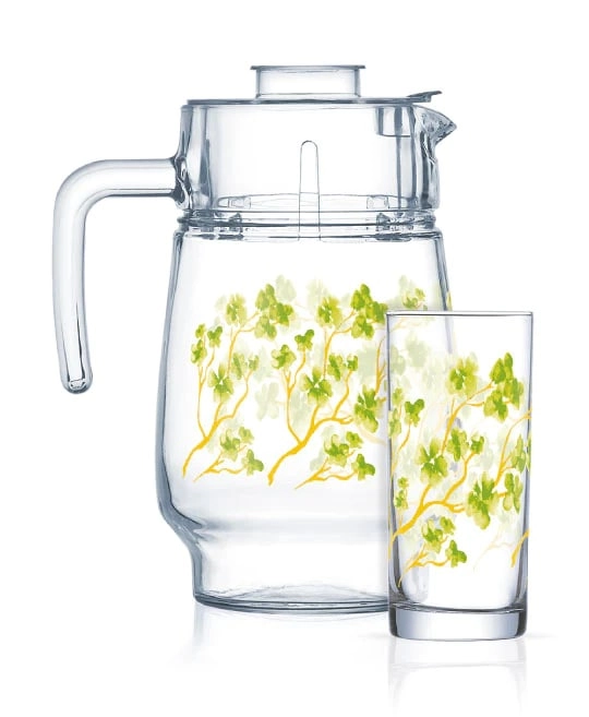 Кувшин и стаканы LUMINARC Greenery Gala 1+6 купить