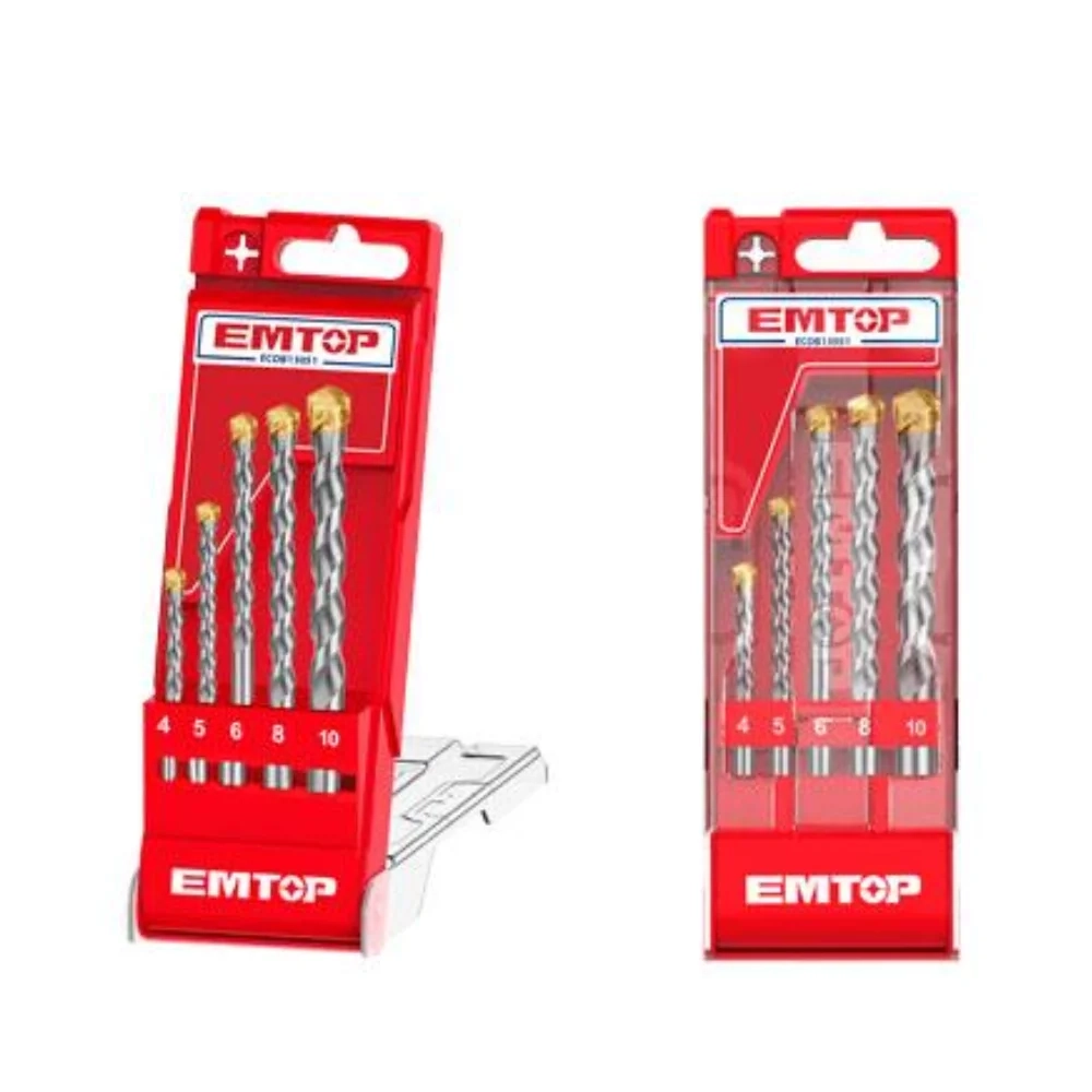 Набор сверл по каменной EMTOP ECDB13051 купить