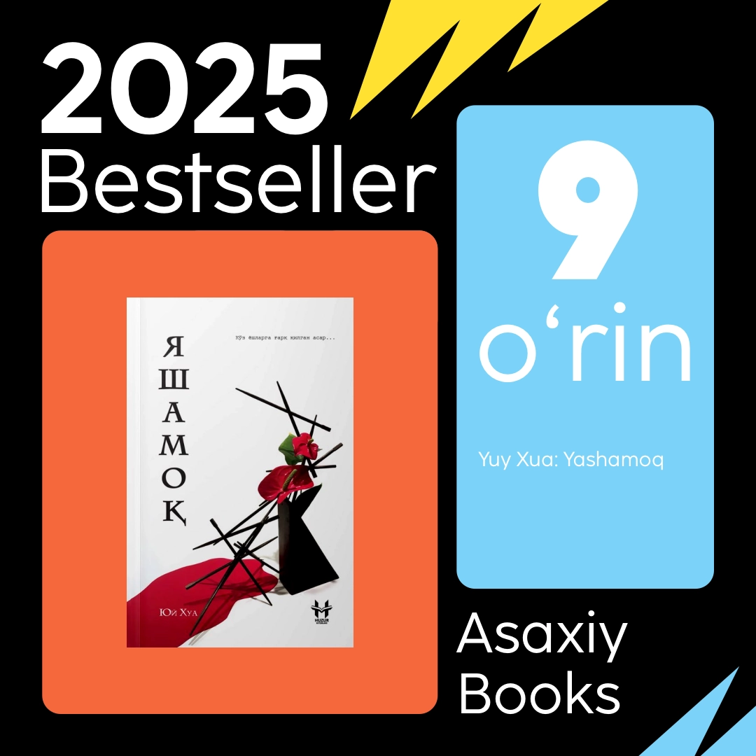 "Asaxiy Books yil bestsellerlari 2025" to&lsquo;plami - uygacha yetkazish bepul! tez yetkazib berish