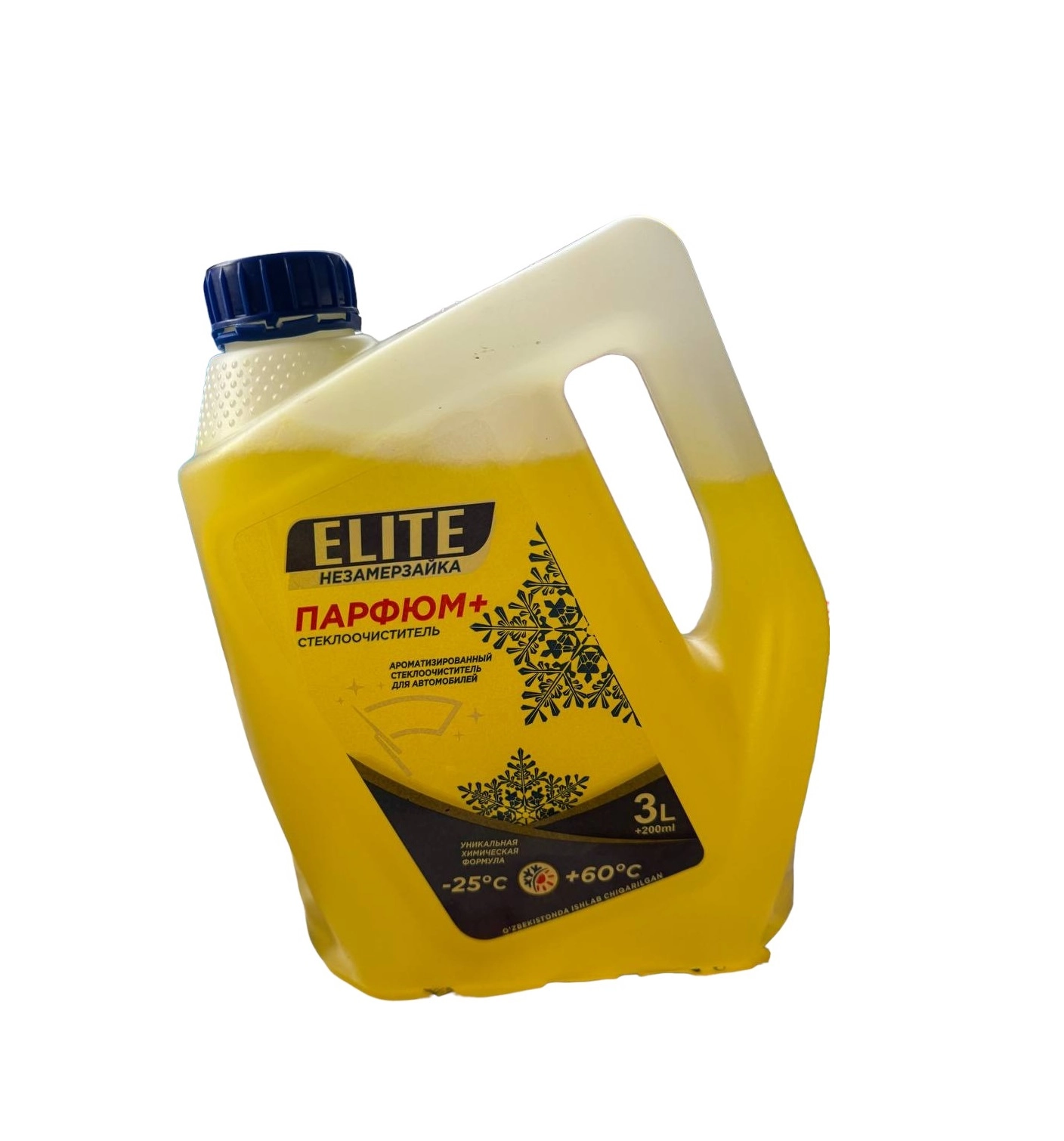 Ароматизированный стеклоочиститель Elite -25* незамерзайка+парфюм, 3.2 л жёлтый купить