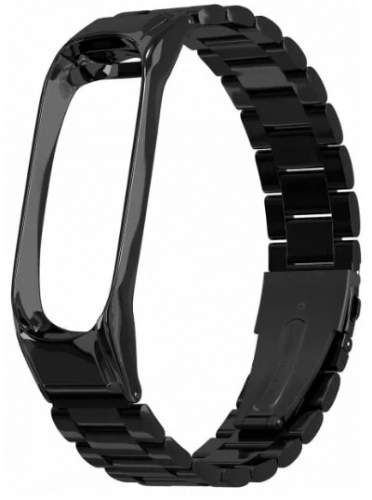 Металлический ремешок для Xiaomi Mi Band 5 / 6  (black) недорого
