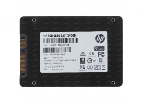 Накопитель HP S650 240 ГБ 2.5 недорого