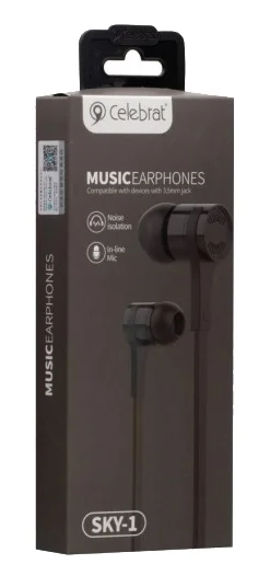 Celebrat Sky-1 qora quloqchini arzon