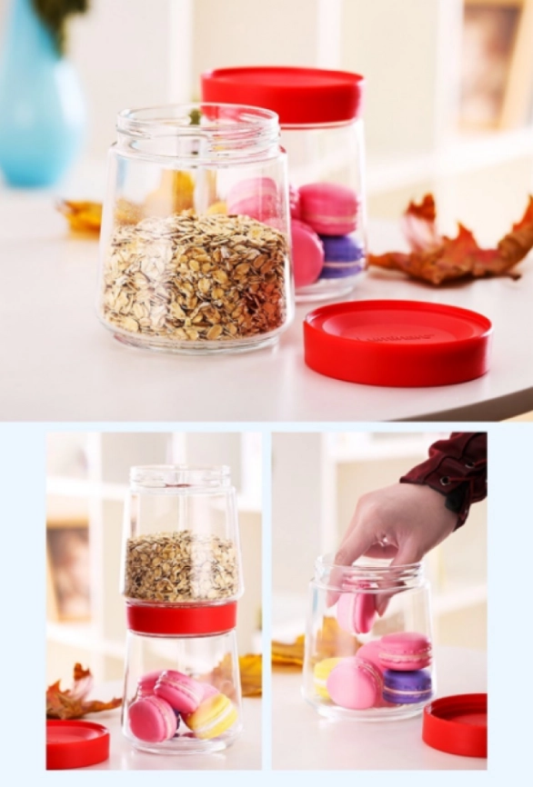 Mahsulotlar saqlash konserva Luminarc Swing Red  0,75 l (Q6638) arzon