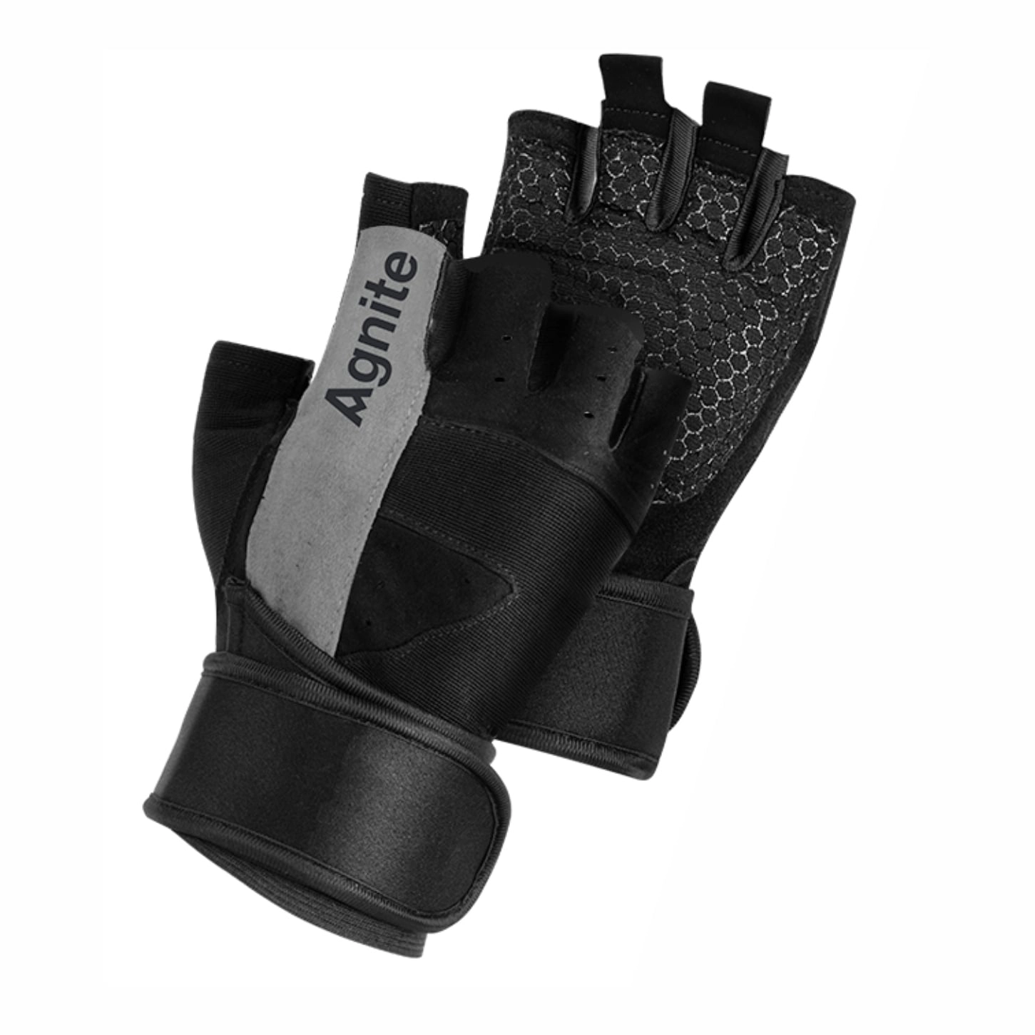 Спортивные перчатки L-size GREY Agnite Deli ER352 купить