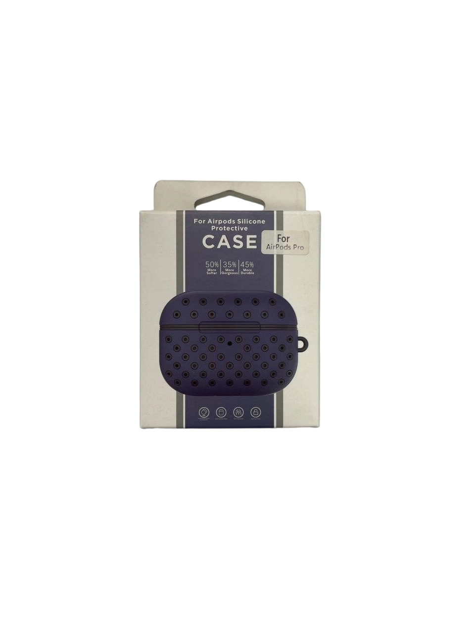 Силиконовый чехол для подвешивания Chexol Airpods pro CH0463 темно-синий недорого