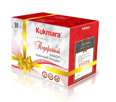 Набор кухонной посуды Kukmara №21 линия Мраморная (пнкп21го) - фото №3 Набор кухонной посуды Kukmara №21 линия Мраморная (пнкп21го) недорого