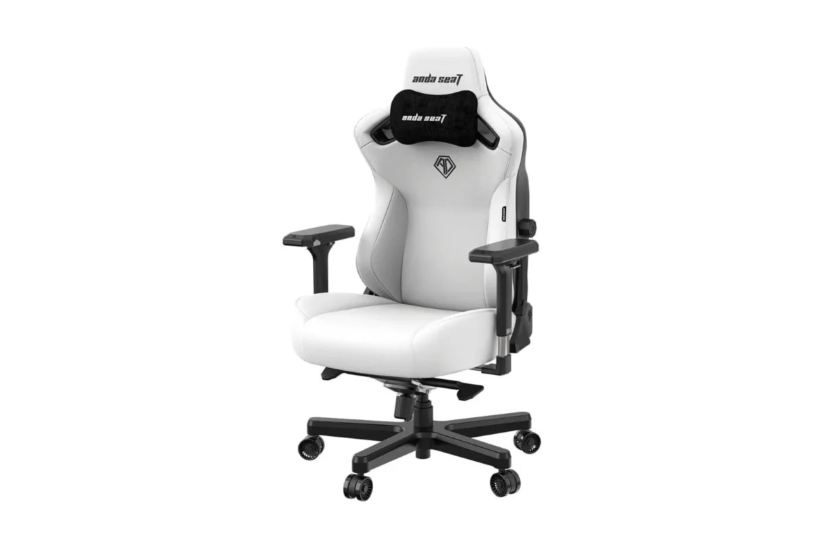 Anda Seat Kaiser 3 Size XL White PVC o‘yin kreslosi bo'lib to'lash