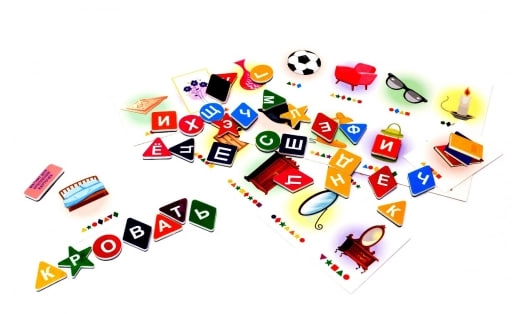 "Буквы прилипалы. У меня дома" Магнитный набор недорого