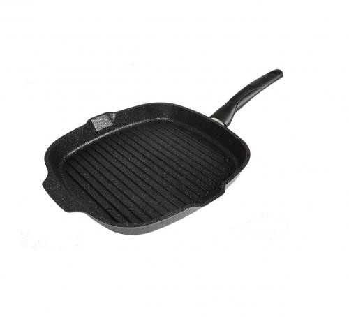 «Mramornaya» turkumidan 260x260 mm kvadrat shaklli Kukmara tova-grili (qoramtir, qahva rangli) - rasm №2 «Mramornaya» turkumidan 260x260 mm kvadrat shaklli Kukmara tova-grili (qoramtir, qahva rangli) sotib olish