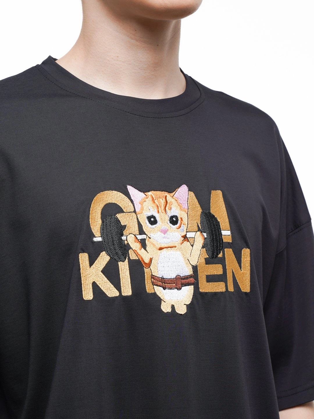 &ldquo;GYM mushuk&rdquo; printli futbolka XL O'zbekistonda