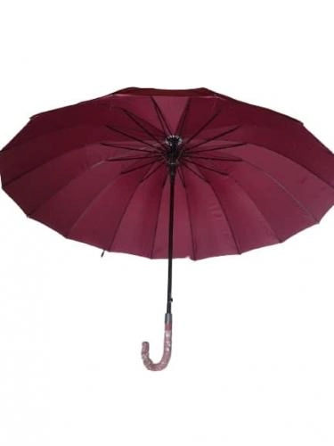 Зонт трость Три Слона красный (автомат) 16 спиц купить