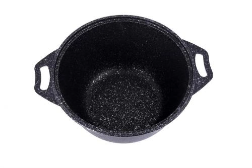 Кастрюля Kukmara 2л линия Мраморная (Тёмный мрамор, Кофейный мрамор) онлайн