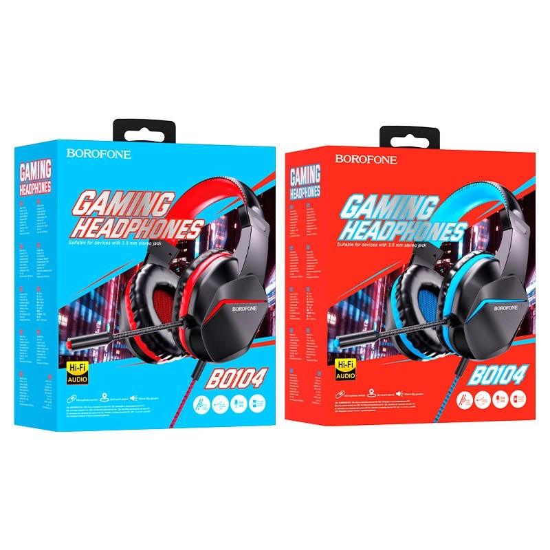 Borofone BO104 qizil o'yin quloqchini O'zbekistonda