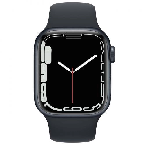 Смарт часы Apple Watch Series 7 GPS 45mm Black недорого