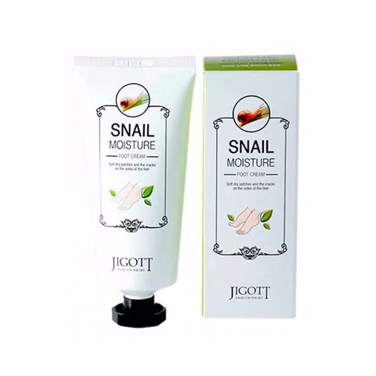 Крем для ног Jigott  Foot Cream Snail 100ml купить