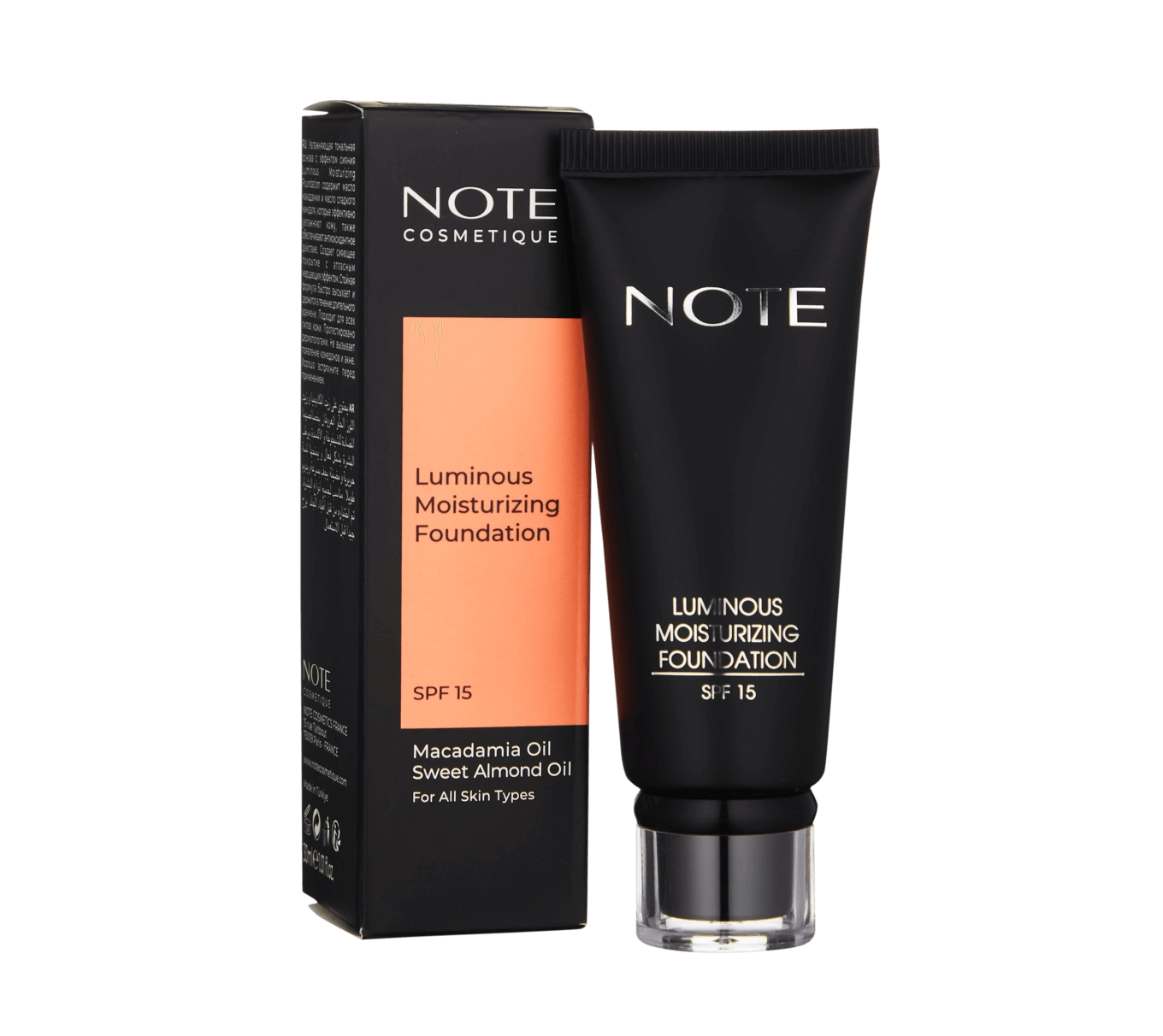 NOTE LUMINOUS MOISTURIZING FOUNDATION SPF15  (30ml) tonal kremi sotib olish