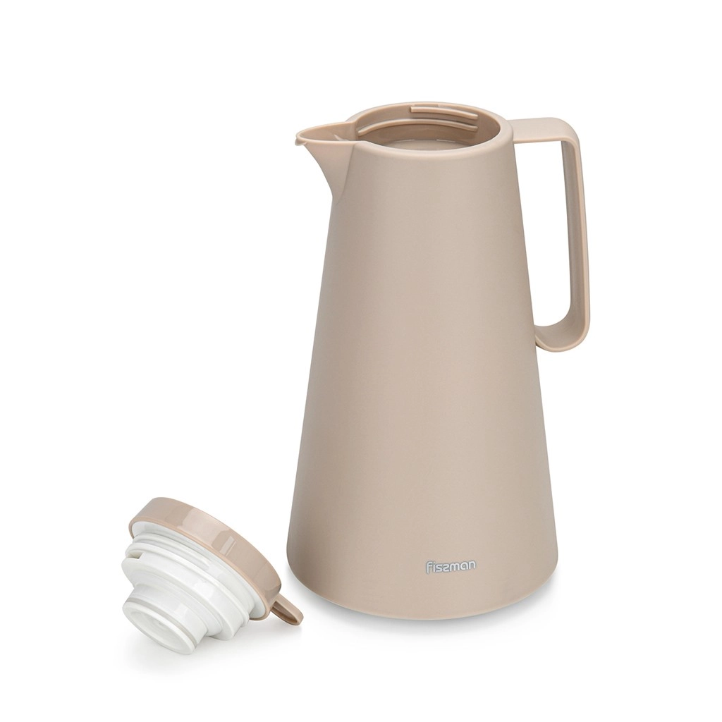 Термокувшин Fissman 1 л коричневый недорого