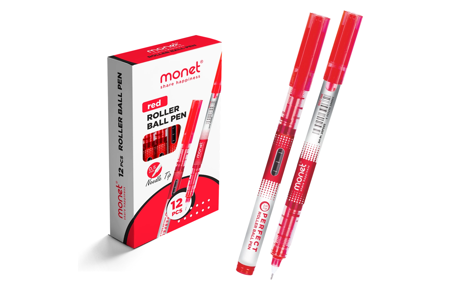 "PERFECT" rolli ruchka Monet (2GP003) , Red (1 dona) sotib olish