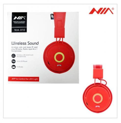 Nia-X10 Red simsiz quloqchini arzon