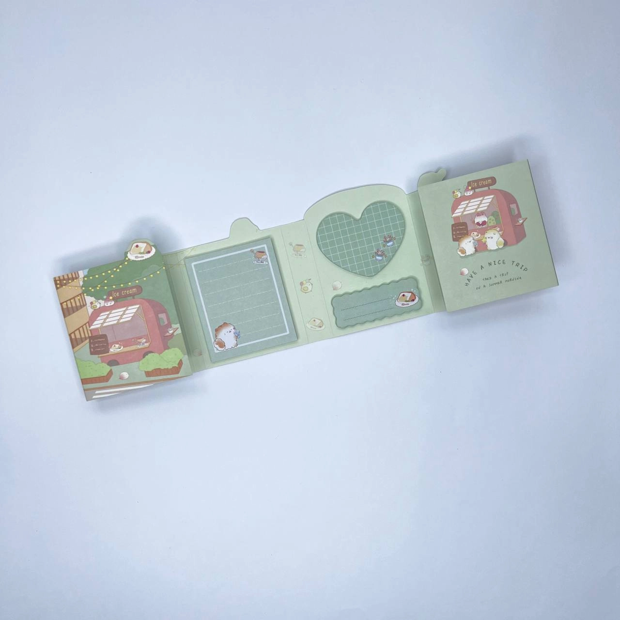 Стикеры для заметок Буклет (зеленый) в Узбекистане