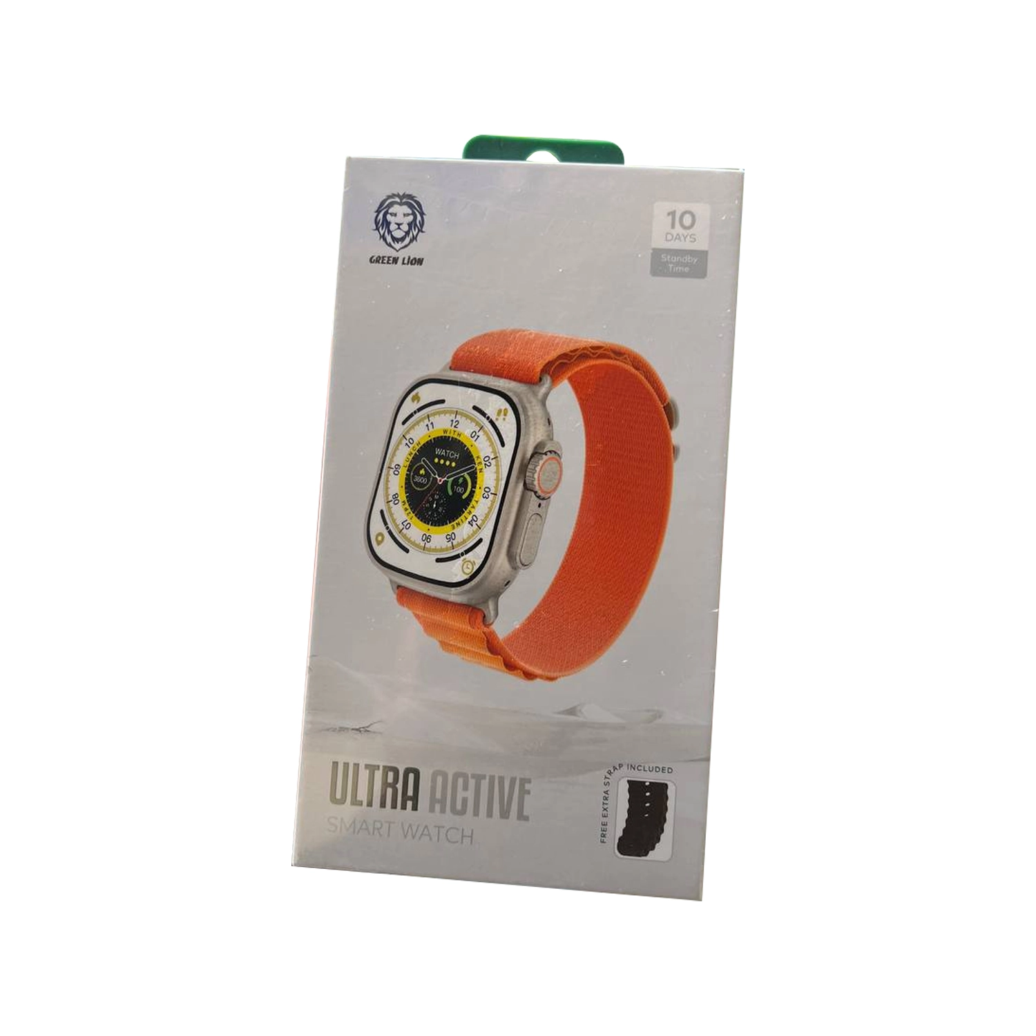 Green Lion Ultra Active apelsinrang smart-soati. arzon