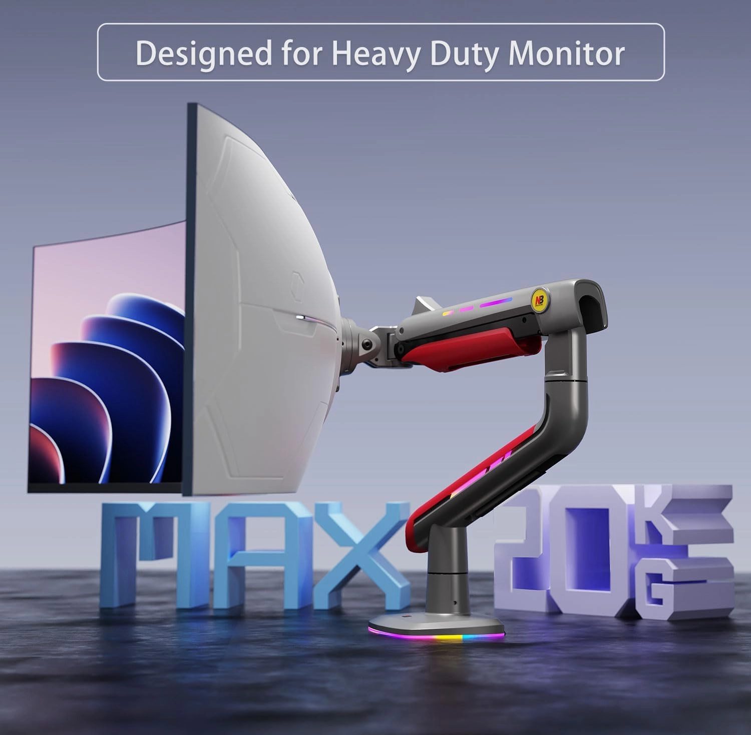 NB North Bayou L50 RGB (32"- 60") monitor uchun kronshteyni , Black bo'lib to'lash