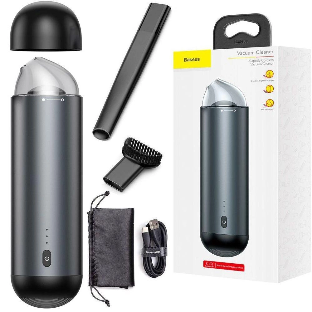 Baseus CRXCQ01 Space Capsule Cordless Vacuum Cleaner (black) changyutgichi arzon