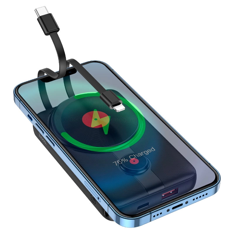 Внешний аккумулятор Power bank Hoco J92 10000mAh черный в Узбекистане