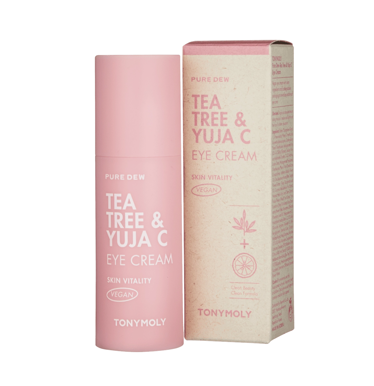 PURE DEW TEATREE & YUJA C PURIFYING EYE CREAM ko'z atrofi uchun krem sotib olish