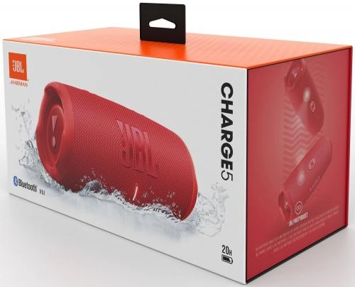JBL Charge 5 Red ko‘chma akustikasi - rasm №4 JBL Charge 5 Red ko‘chma akustikasi O'zbekistonda