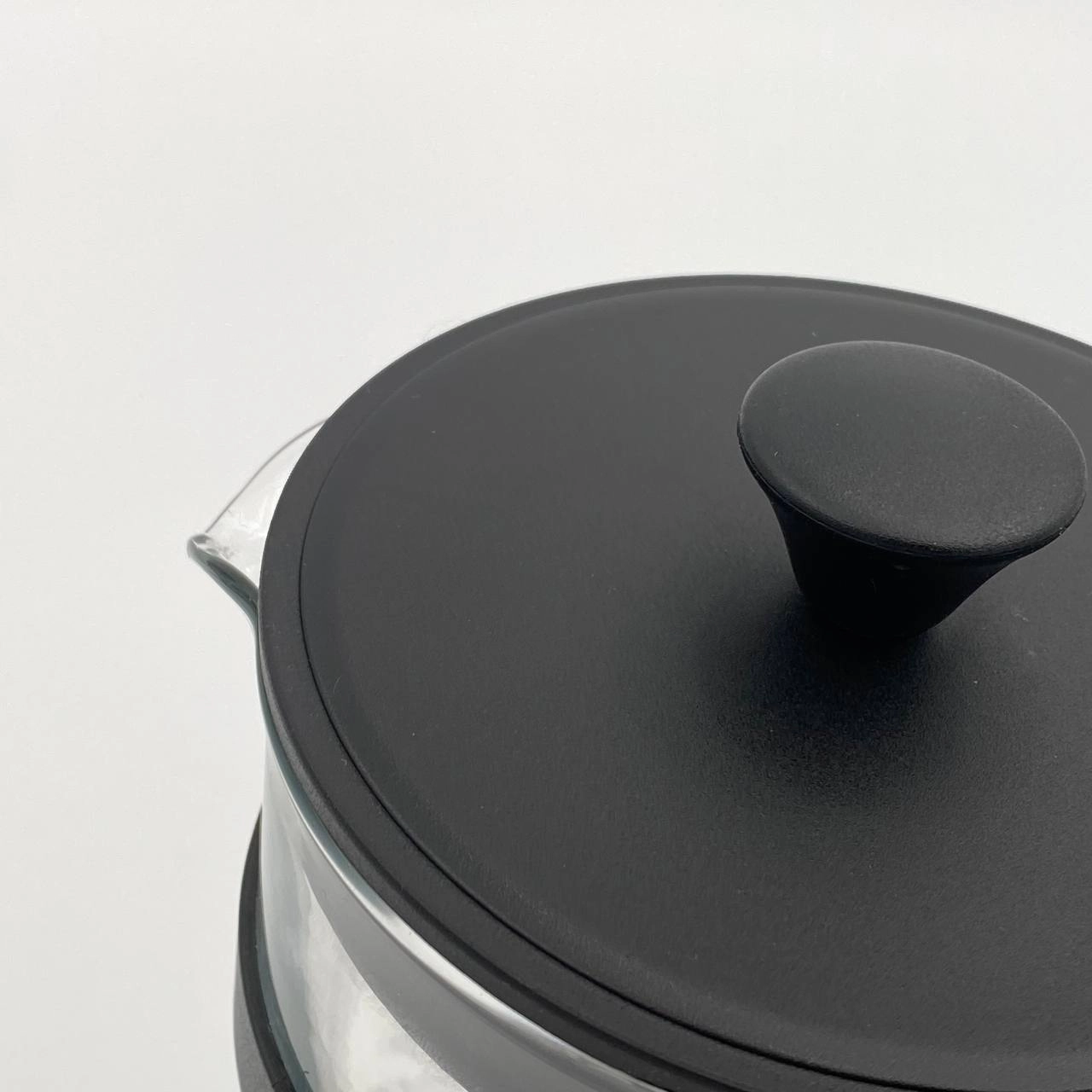 Чайник с прессом для кофе и чая Royal home tableware & more 1л прозрачный (черный) недорого