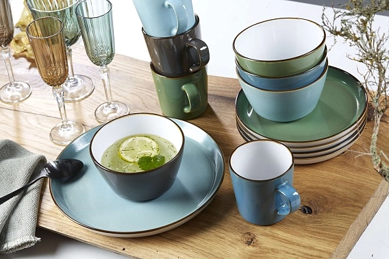 Ritzenhoff & Breker "Visby" kechki ovqat likopchasi moviy  277654 arzon