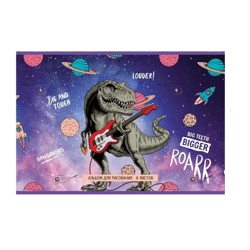 Rasm albomi, 8 varaq, A4 formatda, BG "Mix. Universal" (1 dona), (АР4ск8 10966) rasm bilan