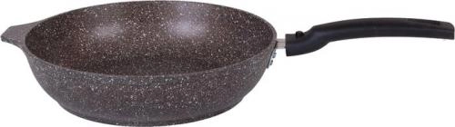 Сковорода Kukmara линия Мраморная 26 см (Кофейный мрамор) купить