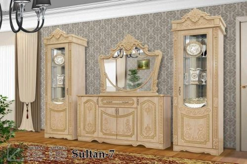 "Sultan 7" mehmonxona mebeli (oq) sotib olish