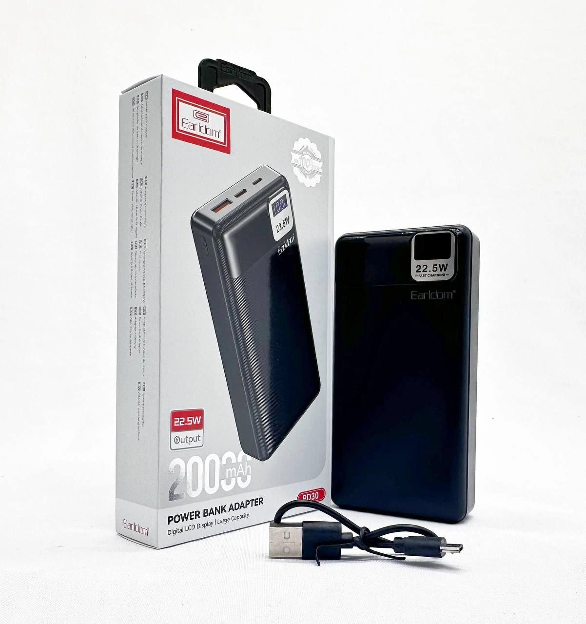 Powerbank Earldom PD-30 20000mAh tashqi akkumulyatori sotib olish